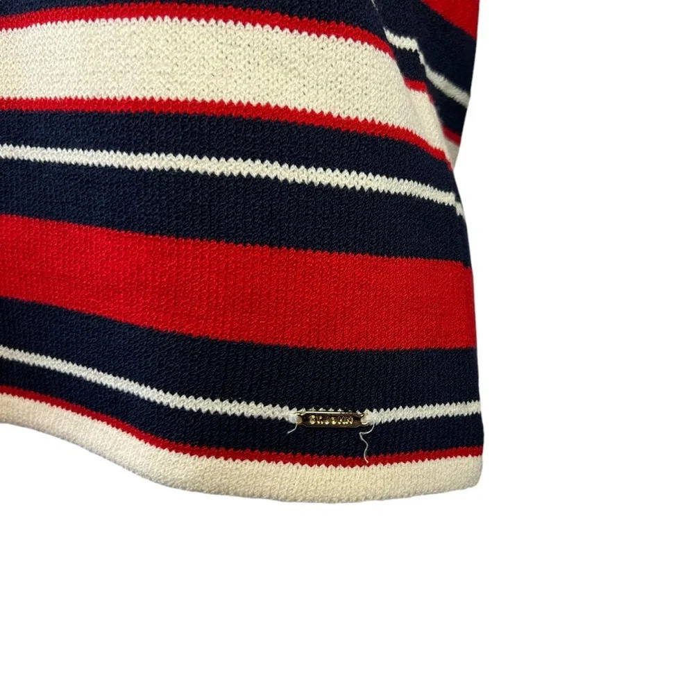 St. John Striped Knit Tank Top - Picture 2 of 6
